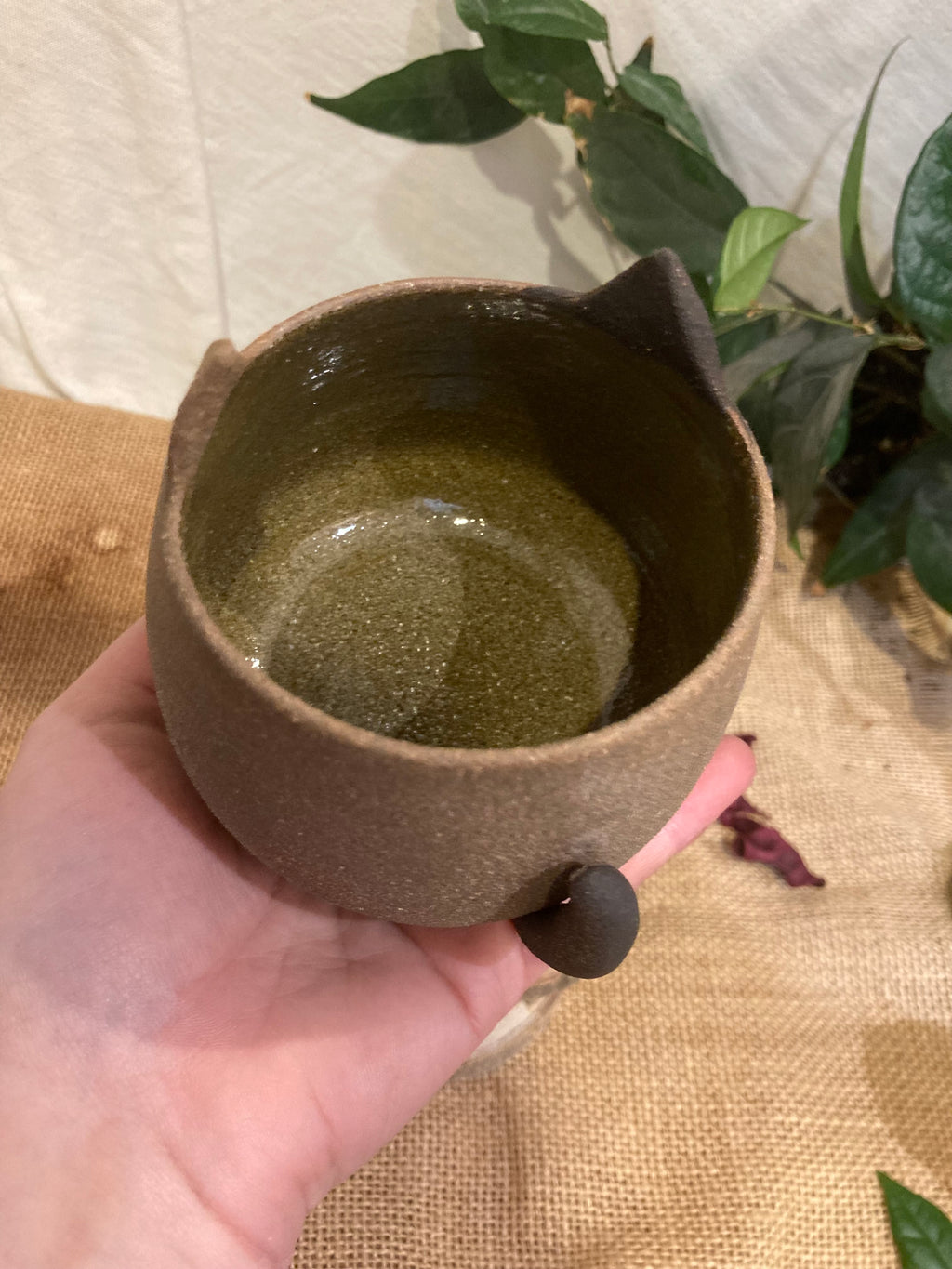 Tasse mimi chat bicolore noir et marron 🐱