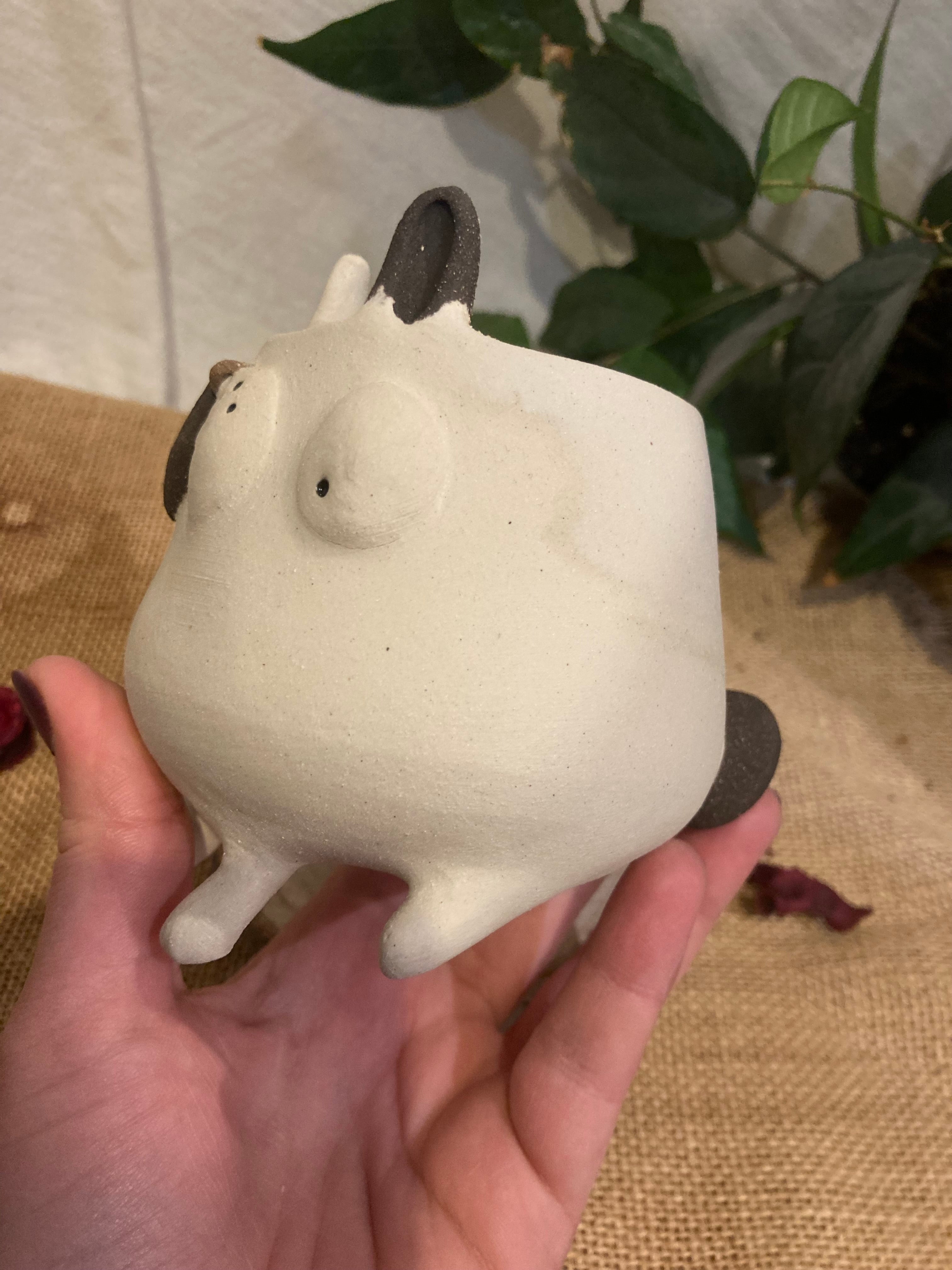 Tasse mimi lapin noir et blanc 🐰