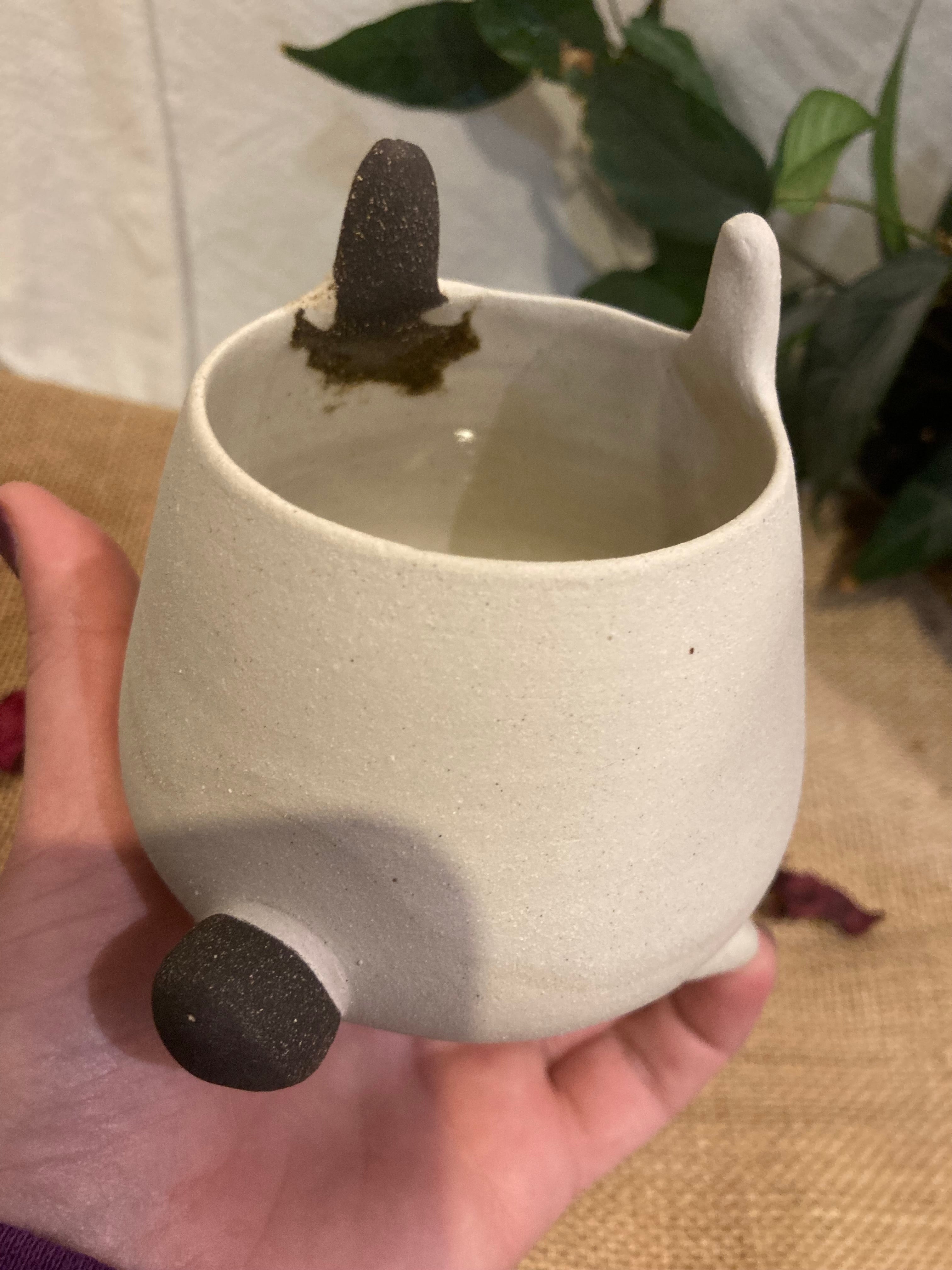 Tasse mimi lapin noir et blanc 🐰